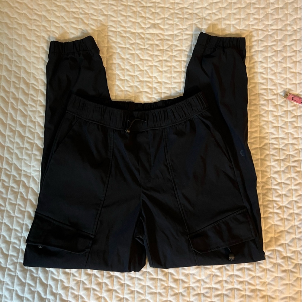 Mondetta jogger outdoor exercise pants ankle black cargo
